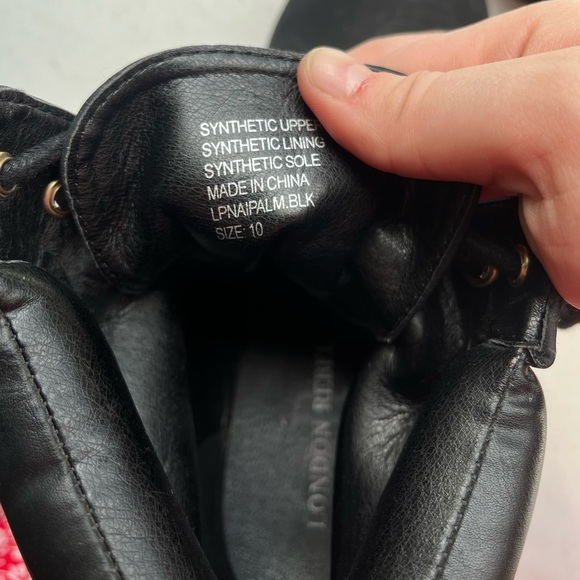 Pair of Naipalm Boots by London Rebel - Laced Boots - Picture 5 of 8